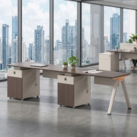 Postes de travail modernes pour bureaux, bureaux informatiques de luxe, tables de direction, cloisons de séparation pour employés, ensemble de mobilier de bureau en gros