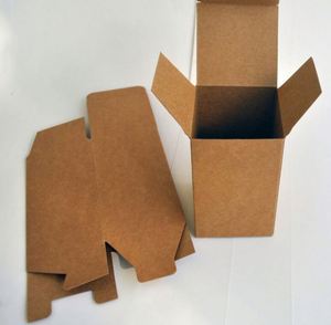 Recycled Cardboard White/Black/Kraft Foldable Perfume Small Packaging <b>Bottle</b> Paper <b>Box</b> With Custom Printing - Product Image 3