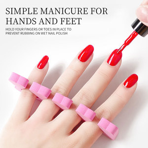 Kit professionnel de manucure et pédicure avec éponge en forme de cœur, séparateur doux pour doigts et orteils et correcteur d'hallux valgus pour salons - Product Image 2