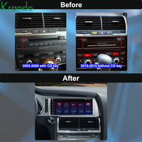 Navigation automobile de style original de 10,25 pouces pour Audi Q7 2005-2015, autoradio Android, GPS, radio multimédia, unité principale, CarPlay sans fil, 4G