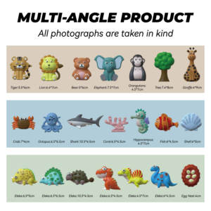 Cetakan dan Kit cat Diy, Set cetakan dan cat seni cat dan kerajinan patung pendidikan menggambar lukisan dan cat untuk anak-anak - Product Image 3