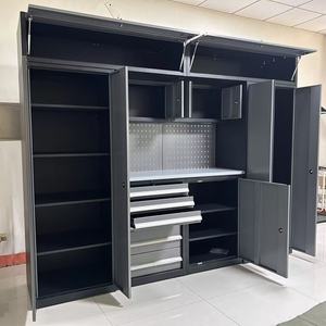 Gabinete de Herramientas Personalizable Multifuncional de Acero Inoxidable con Acabado en Polvo de Hierro, Combinado con Almacenamiento para Garaje o Taller, Caja de Herramientas OEM - Product Image 3