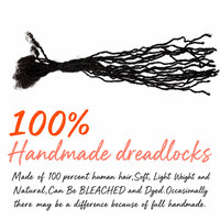 Extensions de micro-locs en cheveux humains de 0,1 cm, inspirées des Sisterlocks, dreadlocks prêtes à l'emploi pour usage en salon – Vente en gros