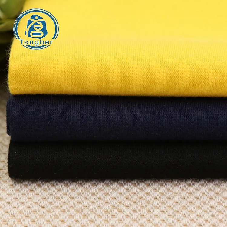 Top Selling Textile Combed Interlock Knitted Fabric Cotton For School Uniform