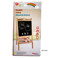 Nouveauté : Tableau de dessin en bois effaçable double face, bloc-notes d'écriture, tableau blanc pour enfants, jouet de dessin pour enfants