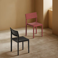 Chaise empilable en plastique avec dossier, tabouret de loisirs épaissi, mobilier moderne pour la maison, chaise de salle à manger commerciale pour balcon extérieur