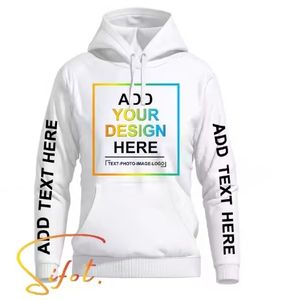 Sifot Sudadera con capucha de algodón personalizada desgastada 3D impreso de gran tamaño lavado ácido cuadrado recortado con capucha tamaño Xl con diamantes de imitación - Product Image 3