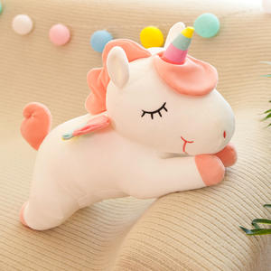 Cadeaux de Saint Valentin <span class=keywords><strong>Top</strong></span> vente coloré Super doux en peluche licorne Animal en peluche jouets pour enfants filles - Product Image 4