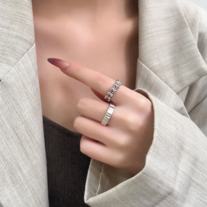 S925 Sterling Silver Dragon Bone Wish <b>Open</b> Adjustable <b>Ring</b> For Women Korean Style Skeleton Design Everyday Wear Jewelry - Product Image 3