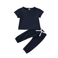Ensemble de vêtements en coton pour enfants de 3 à 12 ans, t-shirt et pantalon en lin, nouveauté Offre Spéciale