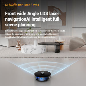 Haute puissance Lidar Navigation Tuya APP mur virtuel 4500pa Station <span class=keywords><strong>de</strong></span> charge WiFi cartographie automatique LDS Smart Robot aspirateur - Product Image 6