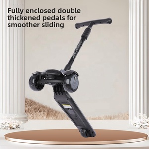 Trottinette pour enfants sans pédales, pliable, à glisse fluide, avec musique et lumières, pour les enfants de 3 à 6 ans - Product Image 5
