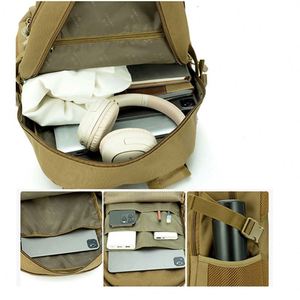 Sac à dos de randonnée tactique personnalisé 45L en Oxford camouflage, antivol, imperméable avec doublure en polyester – Nouveauté 2025 – Vente Flash - Product Image 5
