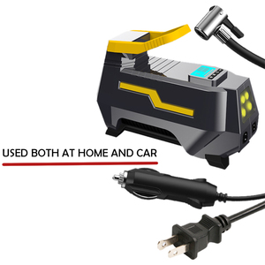 Compresseur d'air, gonfleur de pneus de voiture, pompe robuste, gonfleur de pneus, pompe gonflable, léger, Portable, 12V Max, moto, noir - Product Image 4