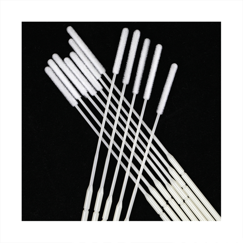 Nasal Breakpoint Flocked Manufacturer Disposable Medical Sterile Transport Swab Stick