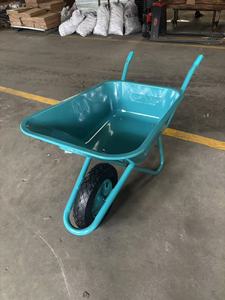 Chariot de jardin HENGYIDA avec roue pneumatique, capacité de charge de 160 kg, plateau en métal et plastique, 4.00-8, pour travaux de construction - Product Image 4