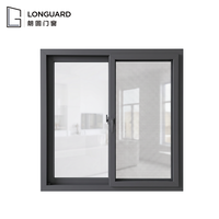 Fenêtre coulissante avec cadre hermétique de couleur personnalisée pour balcon d'appartement coréen, service ODM fourni, commande d'échantillon gratuite