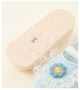 Chaussons antidérapants pour bébés, chaussons en dentelle pour garçons et filles - Product Image 4