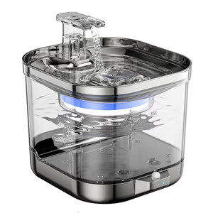 <span class=keywords><strong>Fontaine</strong></span> <span class=keywords><strong>à</strong></span> <span class=keywords><strong>eau</strong></span> intelligente sans fil pour animaux de compagnie, distributeur d'<span class=keywords><strong>eau</strong></span> automatique anti-fuite de 2 <span class=keywords><strong>litres</strong></span> pour chats, chiens et oiseaux, avec capteur intelligent - Product Image 1