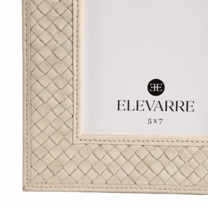 Cornice Portafoto ELEVARRE 5x7 con Design Intrecciato, Cornice da Tavolo - Product Image 5