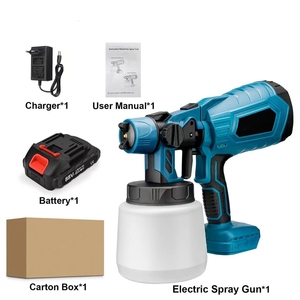 <span class=keywords><strong>Pistolet</strong></span> de peinture électrique JimBon 600W 700W à aspiration par gravité avec godet de 1200ML pour véhicules, voitures, bois et clôtures 650 800W - Product Image 5