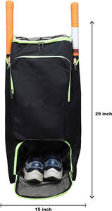 Sac de sport à roulettes de dernière génération, sac de transport pour équipement, sac de cricket avec compartiment à chaussures, 2 poches pour porte-bâtons - Product Image 3