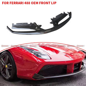 ดิฟฟิวเซอร์กันชนหน้าคาร์บอนไฟเบอร์แท้ สำหรับเฟอร์รารี่ 488 รุ่น OEM สไตล์คาร์บอนแห้ง  อะไหล่ตกแต่งตัวถังรถยนต์อื่นๆ - Product Image 4