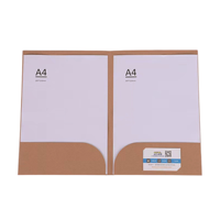 Carpeta de Presentación de Papel A4 con Logotipo Personalizado, Portadocumentos de Dos Bolsillos, Sobres para Archivos para Oficina y Negocios