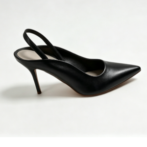 Sandali con Tacco Sottile a Punta e Plateau, Modello D'Orsay, Altezza Tacco 4,5 cm, Suola <span class=keywords><strong>Melanie</strong></span> - Stagione Primavera/Estate/Autunno, Cristallo - Product Image 6