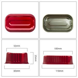 Latas de Metal de 160g para Atún y <span class=keywords><strong>Sardinas</strong></span>, Paquete de 2 Latas Vacías Selladas <span class=keywords><strong>con</strong></span> Tapa Fácil de Abrir, Suministro de Fabricantes - Product Image 5