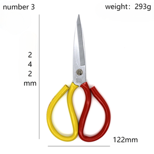 Lederindustrie Heimschneider-Schere roter Griff Nicht-Büro-Schere Hochkarbonstahl-Leder-Schere - Product Image 4