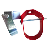 Supports de tuyauterie à œil réglables robustes certifiés FM UL pour colliers de serrage de type œil