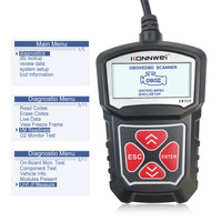 NCFKOS KW309 OBD2 Scanner Check Engine Light Fault Code Reader Universal OBDII Diagnostic Scan Tool