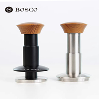 Presse-café BOSCO Luxury Ripple en acier inoxydable, presse-café à pression constante, outil de barista portable, impact