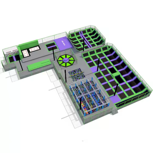 <span class=keywords><strong>Parque</strong></span> de Trampolines Comercial Interior Mutong, Foso de Espuma para Niños, Construcción de Espuma de Acero Inoxidable, Circuito Ninja, Tamaño Personalizado Flame - Product Image 4