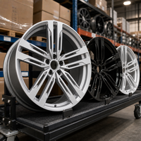 Nuevas Llantas de Aleación de Aluminio Forjado Bicolor de 19 y 21 Pulgadas 5x114.3, 25mm, para Tuning de Carreras, para Tesla Model 3 y Model Y, PCD Personalizado