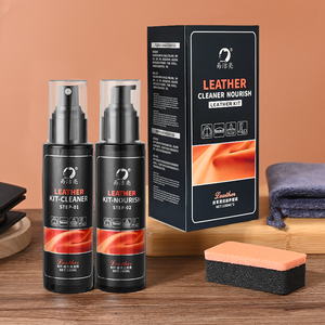 Kit Nettoyant et Soin pour <span class=keywords><strong>Cuir</strong></span>, Nettoyant Chaussures et Plus pour Vêtements, Meubles, Intérieurs de Voiture, Bottes, Sacs - Product Image 4