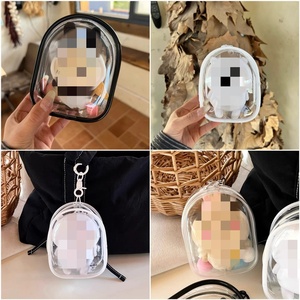 Bolsa Transparente de PVC para Joyas, Llavero Portátil, Estuche de Almacenamiento con Cremallera para Coleccionables, Colgante para Caja Sorpresa - Product Image 3