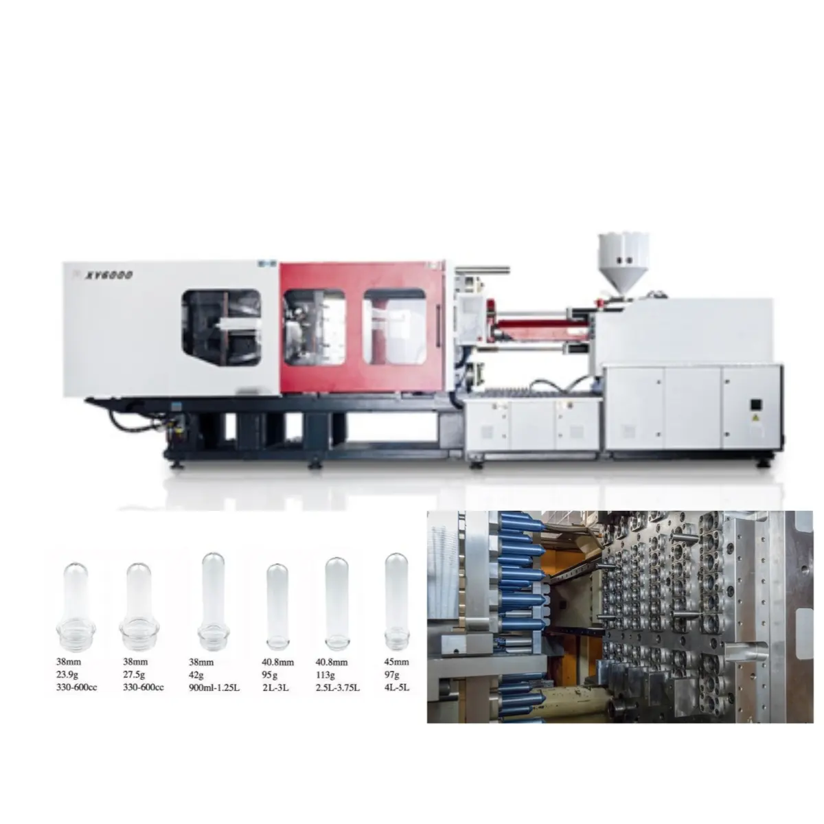 XY1800\B-180tons Semi Auto Small Plastic Injection Molding Machine Manufacturer for Syringe Price