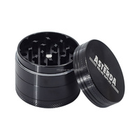 Broyeurs de zinc pour cigarettes personnalisées OEM/ODM Boîtes de présentation personnalisées Accessoires pour fumeurs Tabac à base de plantes en métal Broyeur 40/50/55/63/75mm