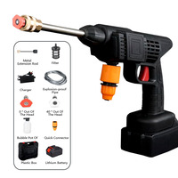 ASCW39 Pistolet à eau sans fil pour lave-auto électrique haute pression 24V portable avec source d'alimentation par batterie