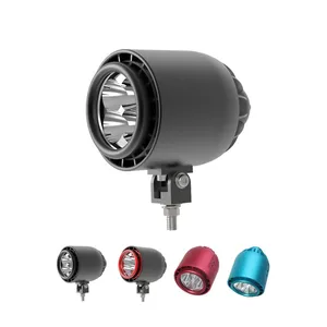 Bosmaa LED Động Cơ Điện Chu Kỳ Đèn Pha Spotlight 20 Wát 3200Lm Sương Mù Sport Head Light Cho Xe Máy Accesorios Cafe Racer Jeep