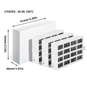Filtre à air pour réfrigérateur A001, 91mm x 54mm x 46mm, élément filtrant à charbon actif pour pièce de rechange W10335147 - Product Image 1