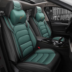 Lüks tam Set spor tarzı araba klozet kapağı su geçirmez kaymaz kenar araba koltuğu koruyucular evrensel deri aksesuar - Product Image 5