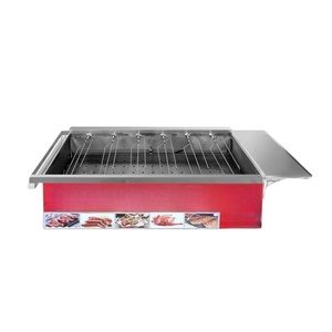 Asador <span class=keywords><strong>de</strong></span> <span class=keywords><strong>Pollo</strong></span> Automático, Máquina <span class=keywords><strong>de</strong></span> Asar a la Brasa con Carbón y Gas, Horno <span class=keywords><strong>de</strong></span> Acero Inoxidable - Product Image 6