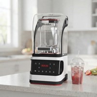 Blender silencieux commercial et broyeur de glace pour smoothies