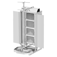 Restaurant professionnel gaz 5 brûleurs Kebab Machine doner machine shawarma machine équipement de cuisine