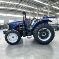 Tracteur agricole à moteur diesel 90HP 100HP 110HP 120HP, liste de prix des machines agricoles