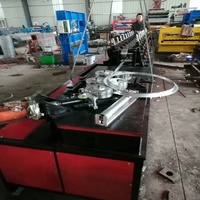 Machine de formage de brides en acier rond pour conduits d'air, destinée aux équipements de climatisation et de ventilation (CVC)