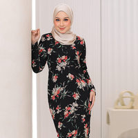 Nouvelle Offre Spéciale Baju Kurung Grande Taille Jilbab Femme Vêtements Islamiques Thaïlande Porter Femmes Jubah Muslimah Nurses Robe Musulmane